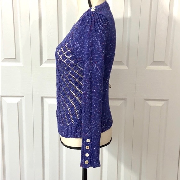 ModCloth Speckled Open Knit Sweater - Picture 5 of 8
